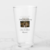 Verre Mariage Anniversaire ajouter nom année image texte (Dos)
