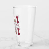 Verre Mariage Bells Bow Cravate Floral Bouquet Anniversa (Gauche)