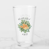Verre Mariage classique Floral Roses (Dos)
