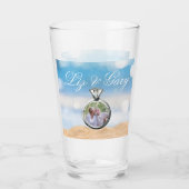 Verre Mariage de destination de la plage (Devant)