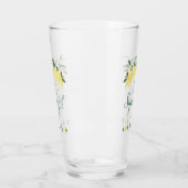 Verre Mariage de Rêve avec Citrons et Verdure (Gauche)