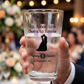 Verre Mariage Disco personnalisable