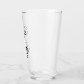 Verre Mariage Élégant Script Noir Typographie moderne (Gauche)