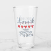 Verre Mariage et mariage fête 5 Coeur Godmère de la cham (Dos)