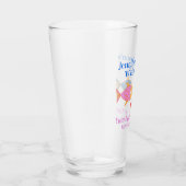 Verre Mariage Fish Beach Destination Tropicale Beer Pint (Droite)
