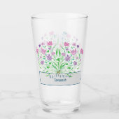 Verre Mariage fleur sauvage Bridesmaid (Devant)