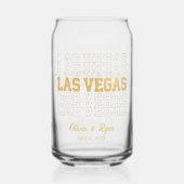 Verre Mariage Las Vegas Parties scintillant or gla (Recto)