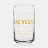 Verre Mariage Las Vegas Parties scintillant or gla (Verso)