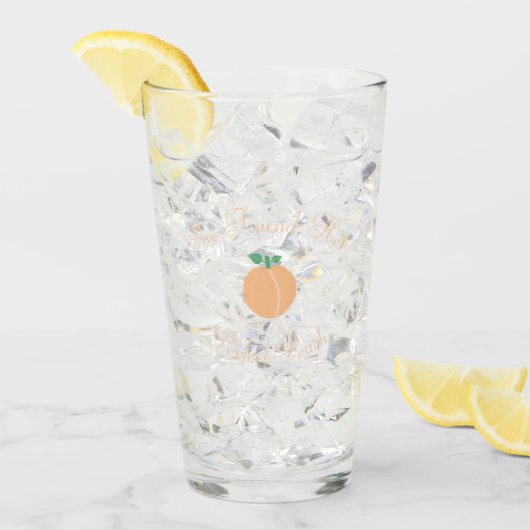 Verre Mariage Parfait de Pêche (Devant glace)