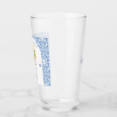 Verre Mariage Portugal | Carreaux bleus et citrons (Gauche)