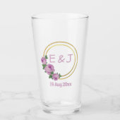 Verre Mariage Rose pourpre (Devant)
