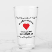 Verre Mariage rustique (Devant)