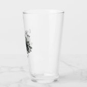 Verre Mariages gothiques Roses blancs et noirs (Gauche)