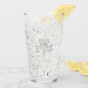 Verre Marie Antoinette - monogramme - monochagrin royal