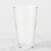 Verre Marie Antoinette - monogramme - Royal monogram (Gauche)