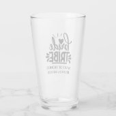 Verre Mariée de tribu domestique d'honneur mariage perso (Dos)