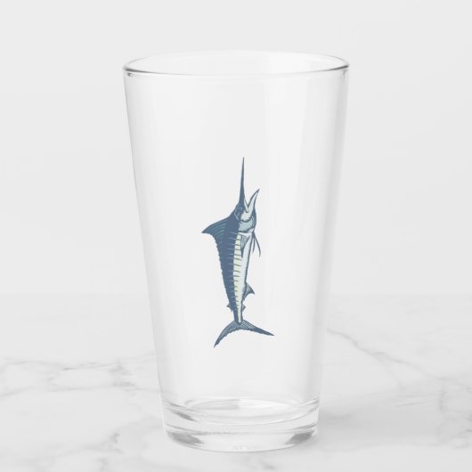 Verre Marlin Swordfish Beer Pint (Devant)