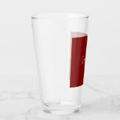Verre Maroon Dark Red Professional Calligraphy Ajouter u (Droite)