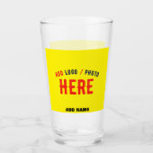 VERRE MARQUE VÉRIFIÉE JAUNE CLAIR ET MODERNE (Devant)