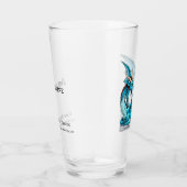 Verre Mars Dragon de Pierre de naissance : Aquamarine (Droite)