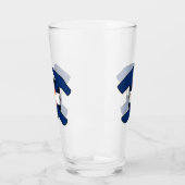 Verre Marteau de rock du géologue avec drapeau de l'État (Gauche)