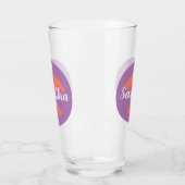 Verre Marteau de rock du géologue et nom personnalisé (Gauche)