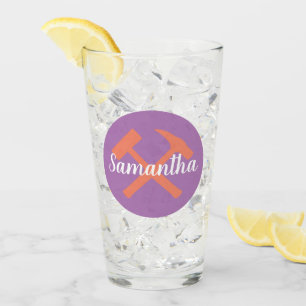 Verre Marteau de rock du géologue et nom personnalisé