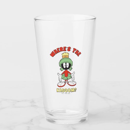 Verre MARVIN LE MARTIAN™ Où est le Kaboom ? (Devant)