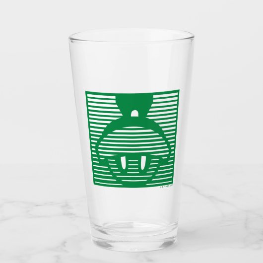 Verre MARVIN L'Icône rayée MARTIAN™ (Devant)