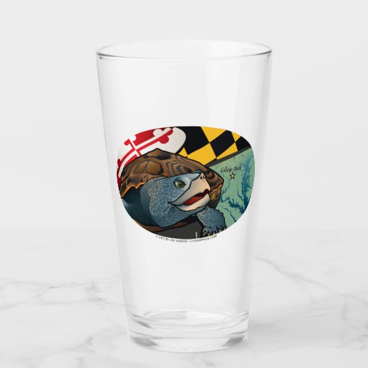Verre Maryland Terrapin Oval (Devant)