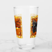 Verre Masque d'Halloween noir effrayant (Gauche)