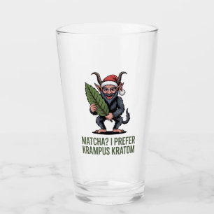 Verre Matcha ? Je préfère Krampus Kratom Noël drôle