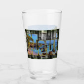 Verre Maui graphismes et Lava Rocks à Dusk, Beer Glass (Devant)