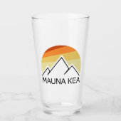 Verre Mauna Kea Hawaii Retro (Devant)
