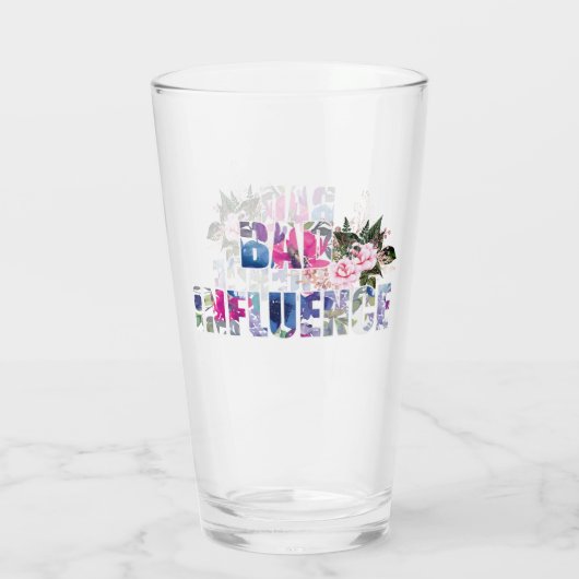 Verre Mauvaise influence (Dos)