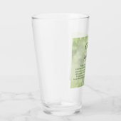 Verre May Birthstone Emerald design (Droite)