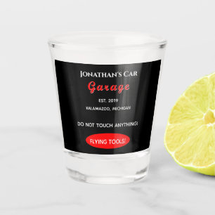 Verre mécanique de la voiture de garage