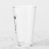 Verre Méditation drôle de chats (Gauche)