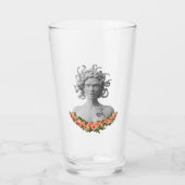 Verre Medusa Gorgon Mythologie grecque (Devant)