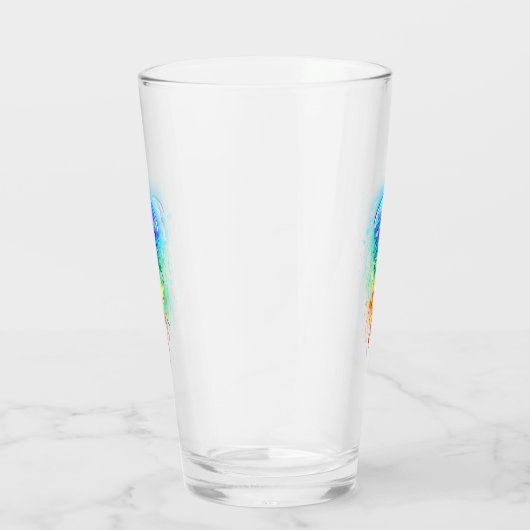 Verre Méduse arc-en-ciel (Droite)