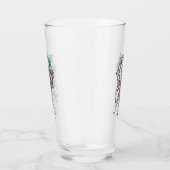 Verre Méduse Colorée Avec Mandella (Droite)