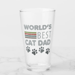 Verre Meilleur papa de chat au monde