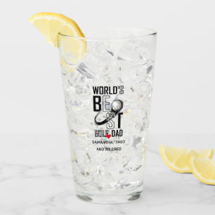 Verre Meilleur papa de golf au monde - Drôle et pensant 