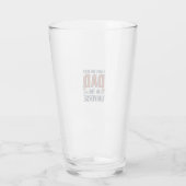 Verre Meilleur papa de l'univers conception vectorielle (Dos)