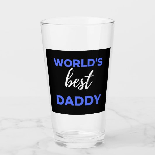 Verre Meilleur papa du monde (Devant)