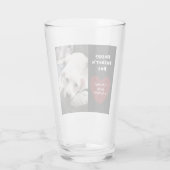 Verre Meilleur papa Jamais Chien Chien Chien Chien Rouge (Dos)