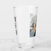 Verre Meilleur papa jamais écriture manuscrite calligrap (Gauche)