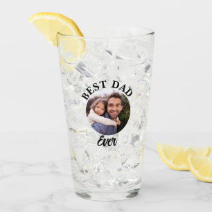 Verre Meilleur papa jamais Modèle photo personnalisé