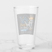 Verre Meilleur papa jamais Typographie Année établie (Dos)