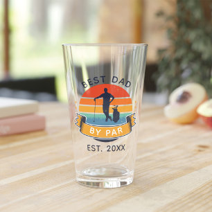 Verre Meilleur papa Par Par Par Golfing Fête des pères S